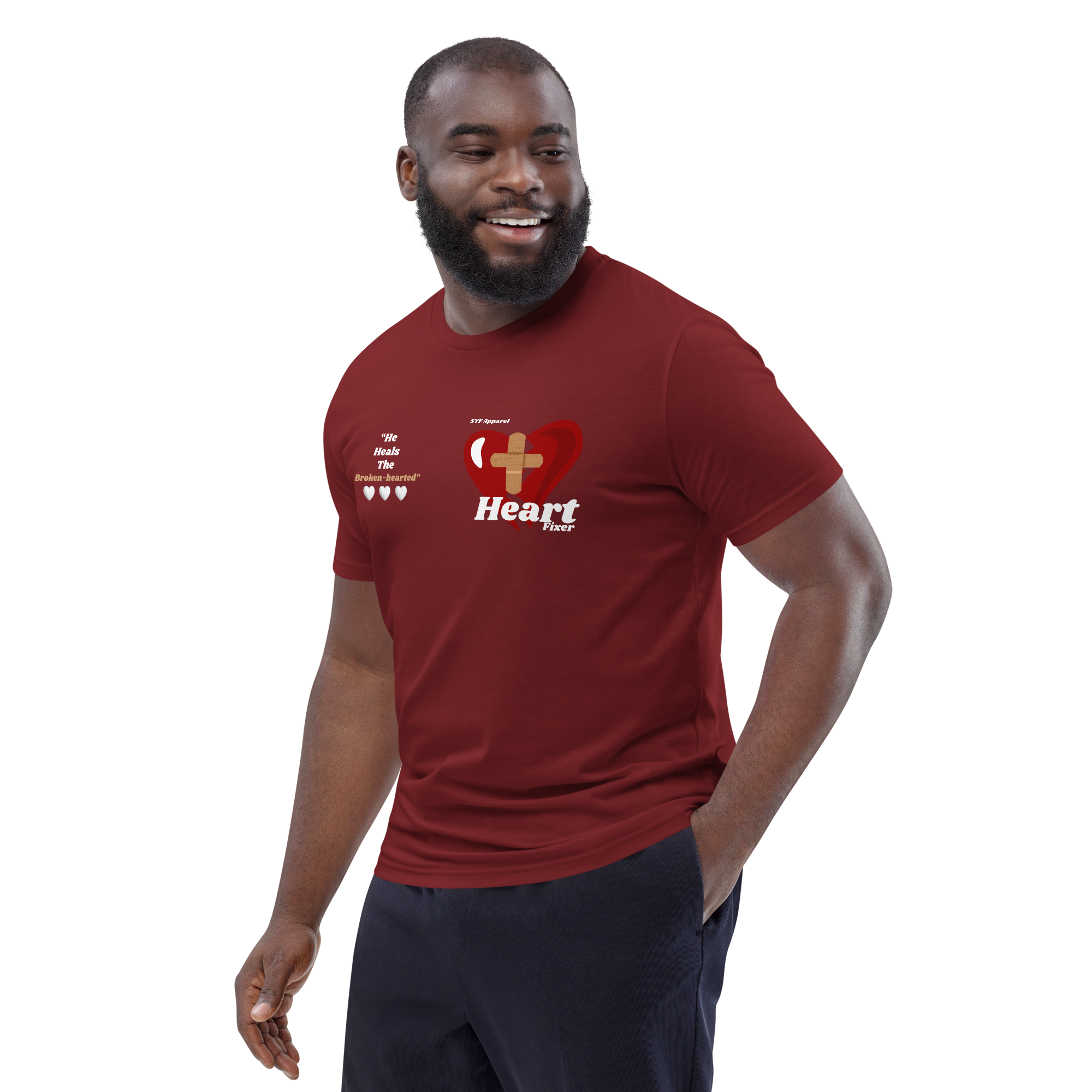 Brokenhearted - Classic Tee - Burgundy