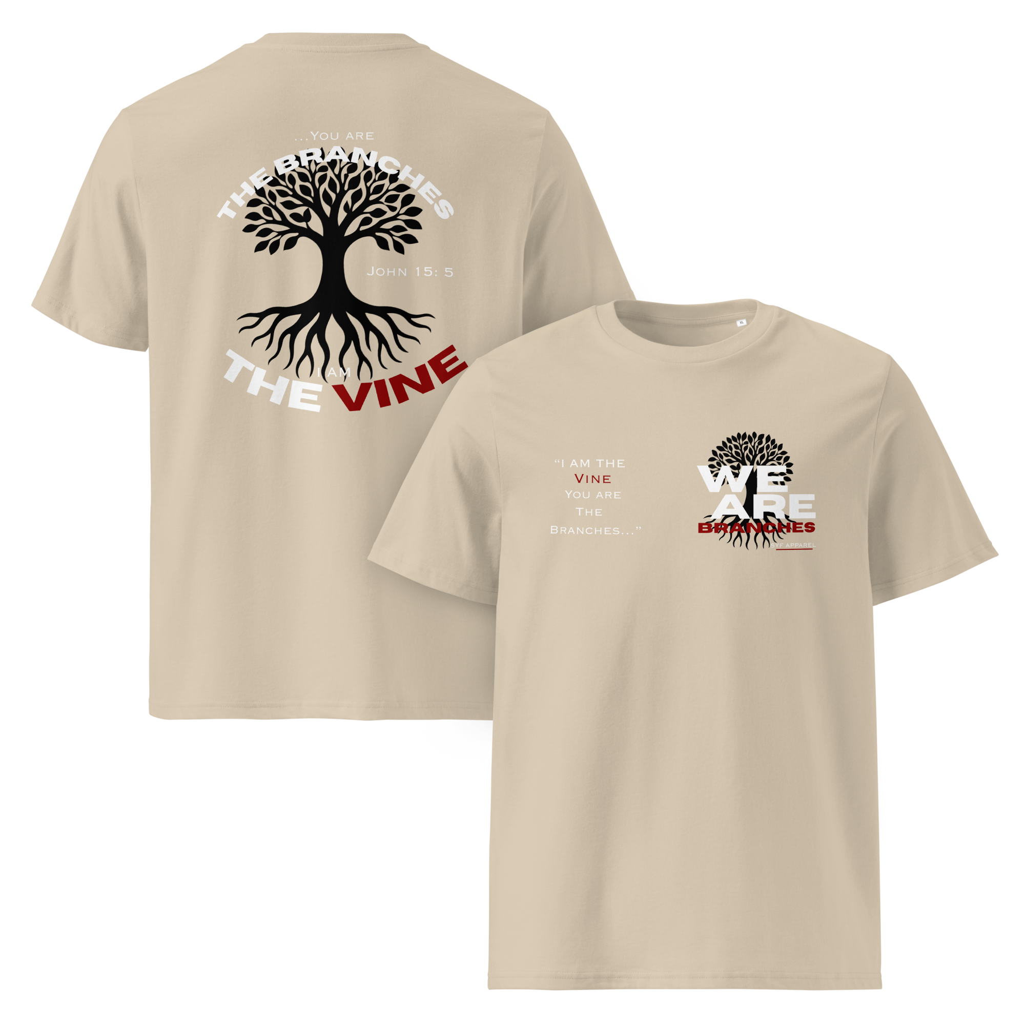 Family Tree - Classic Tee - Desert Dust