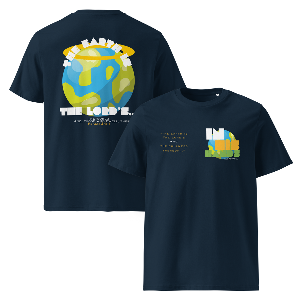 In His Hands - Classic Tee - Navy