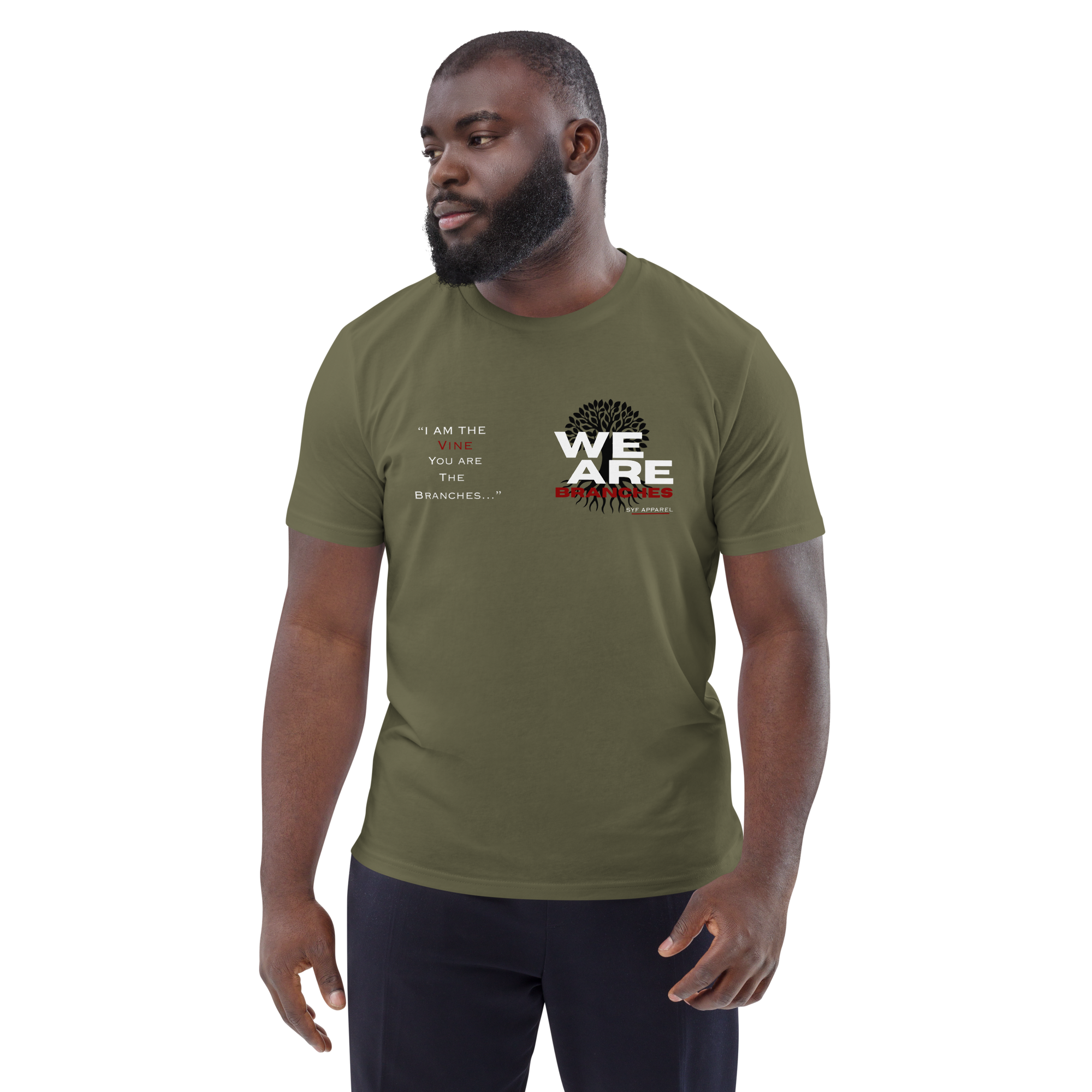 Family Tree - Classic Tee - Army Green