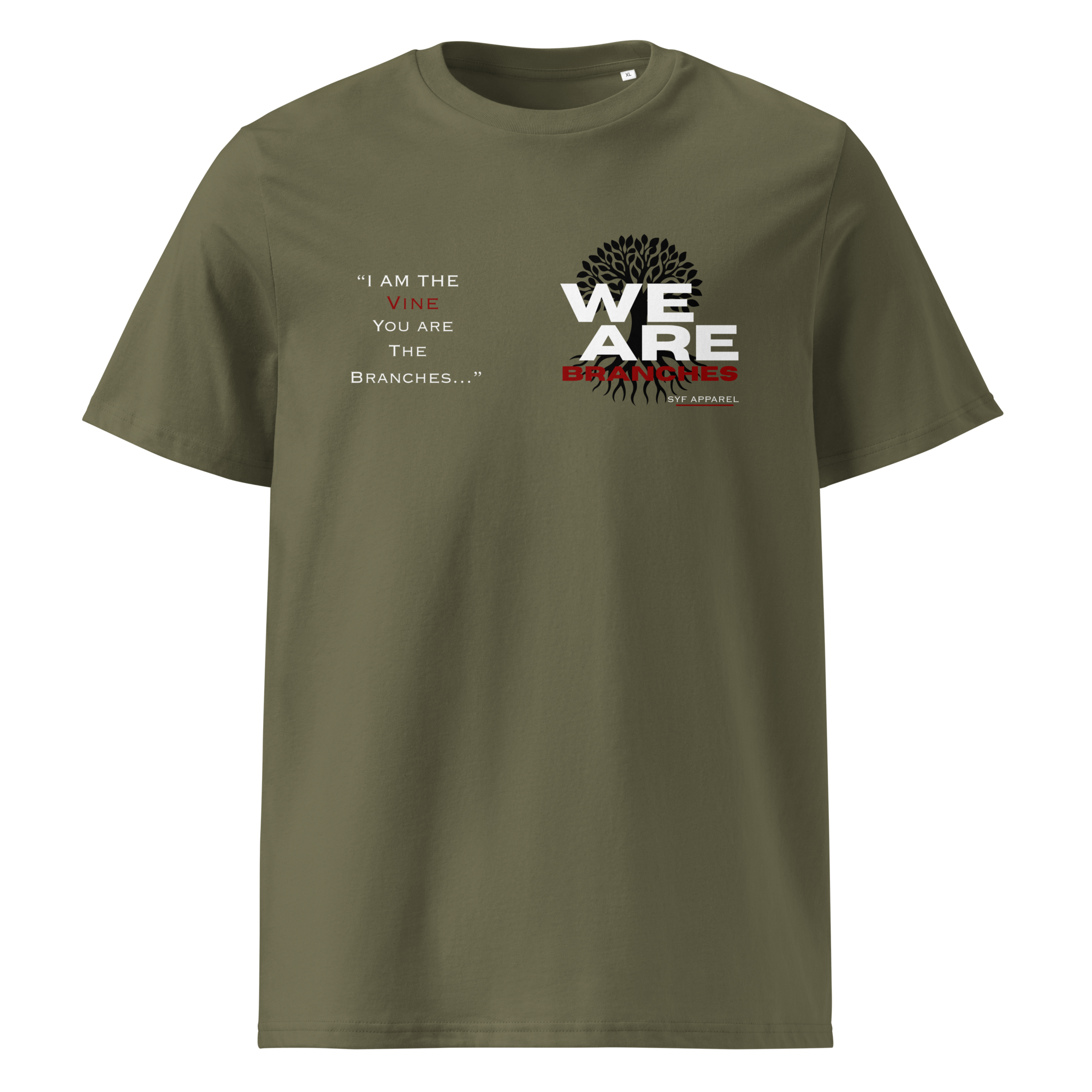 Family Tree - Classic Tee - Army Green