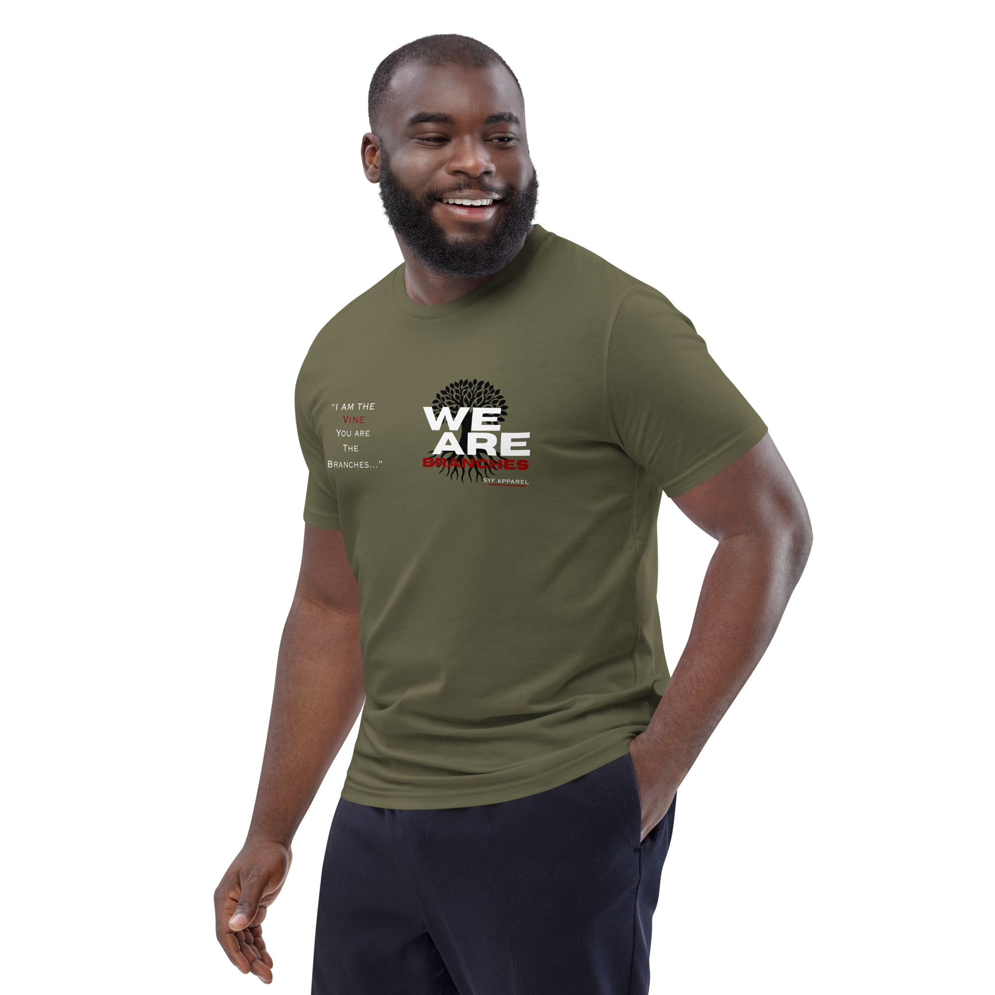 Family Tree - Classic Tee - Army Green
