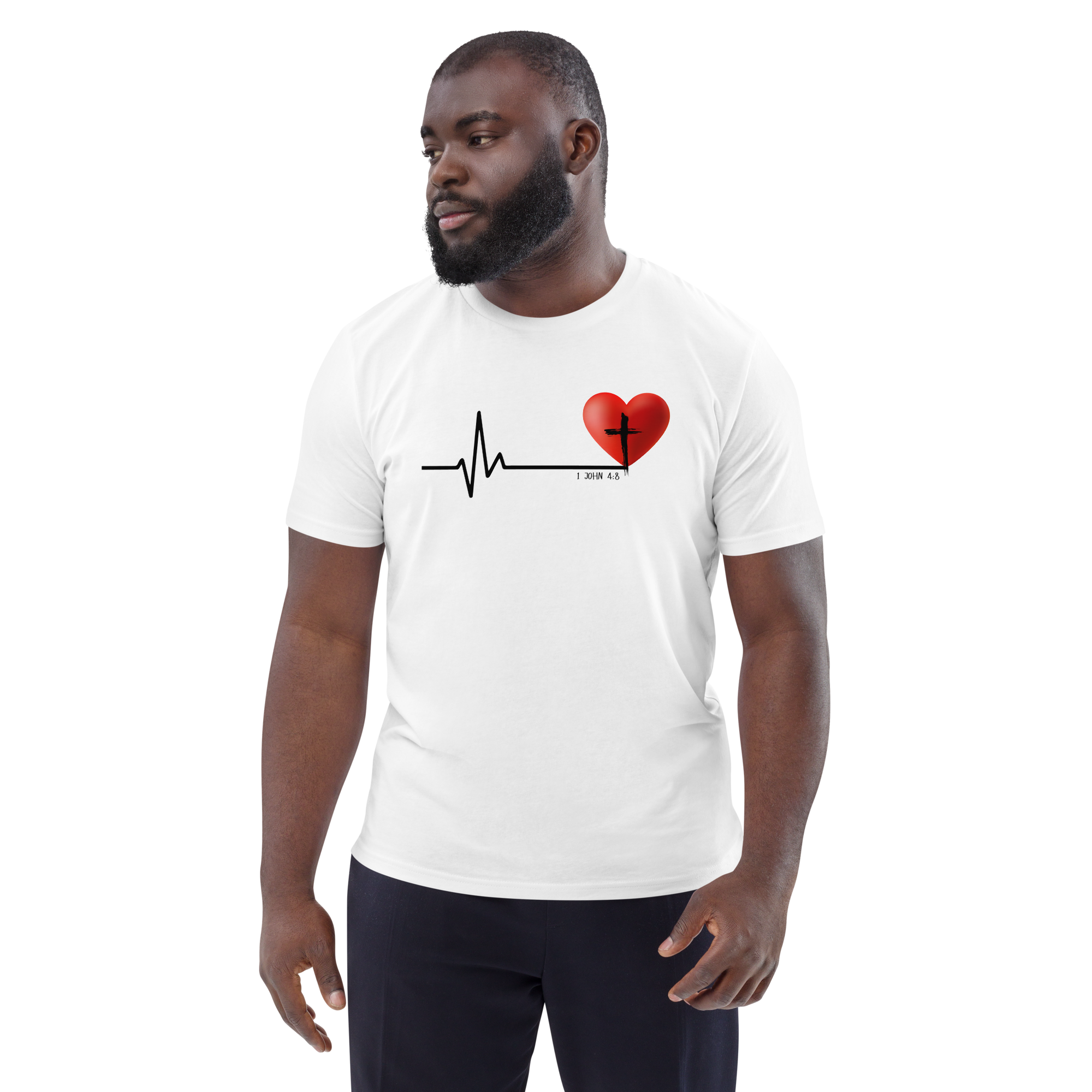 Heartbeat - Classic Tee - White