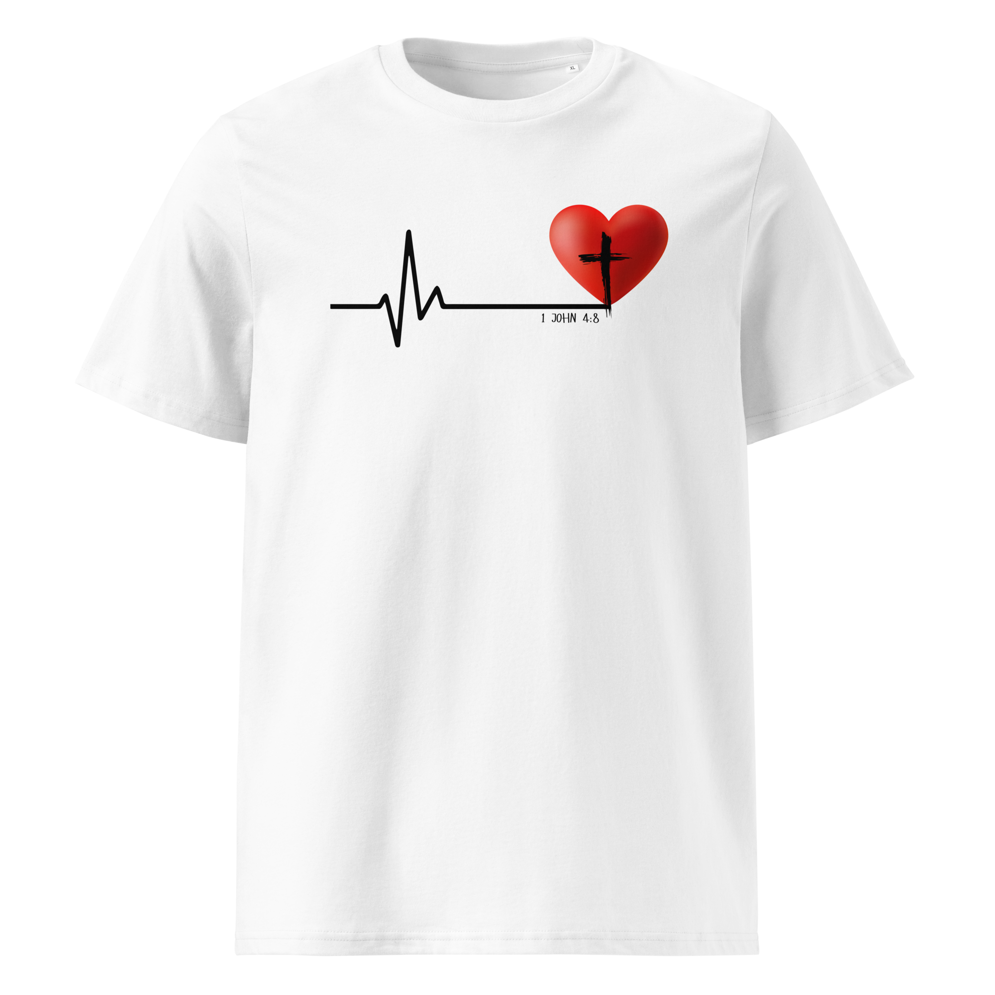 Heartbeat - Classic Tee - White