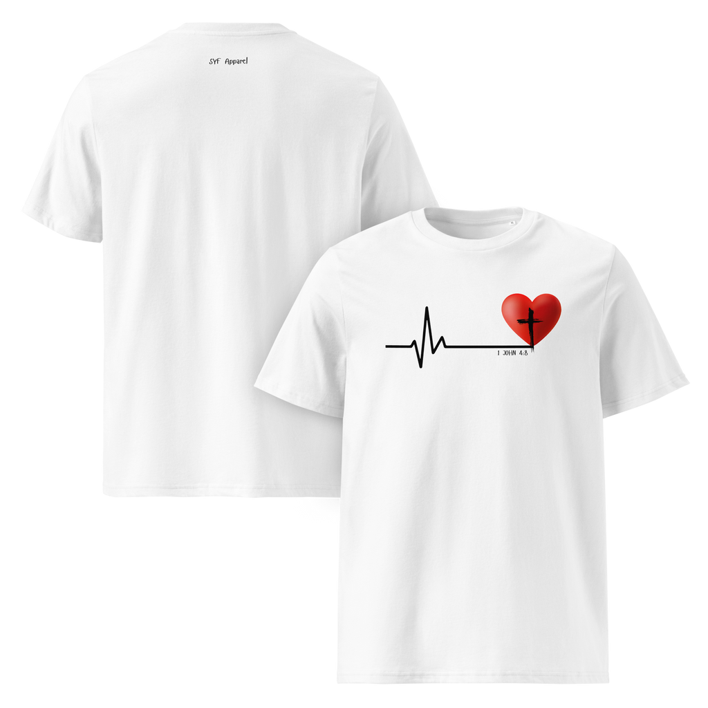 Heartbeat - Classic Tee - White