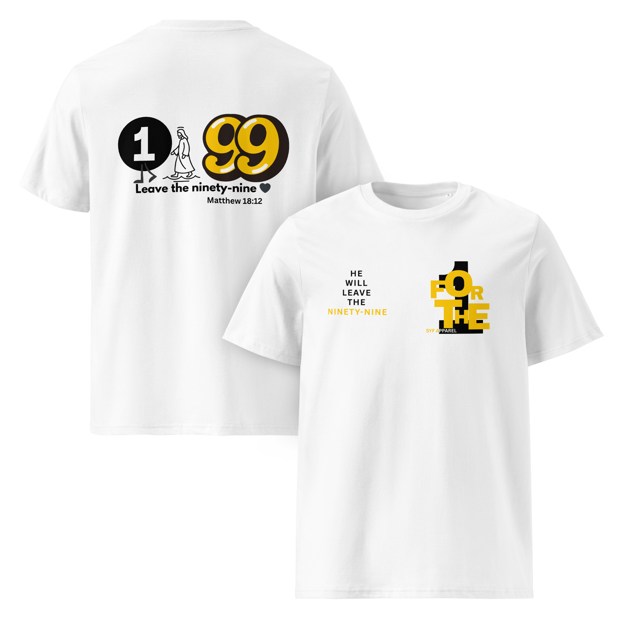 For The 1 - Classic Tee - White