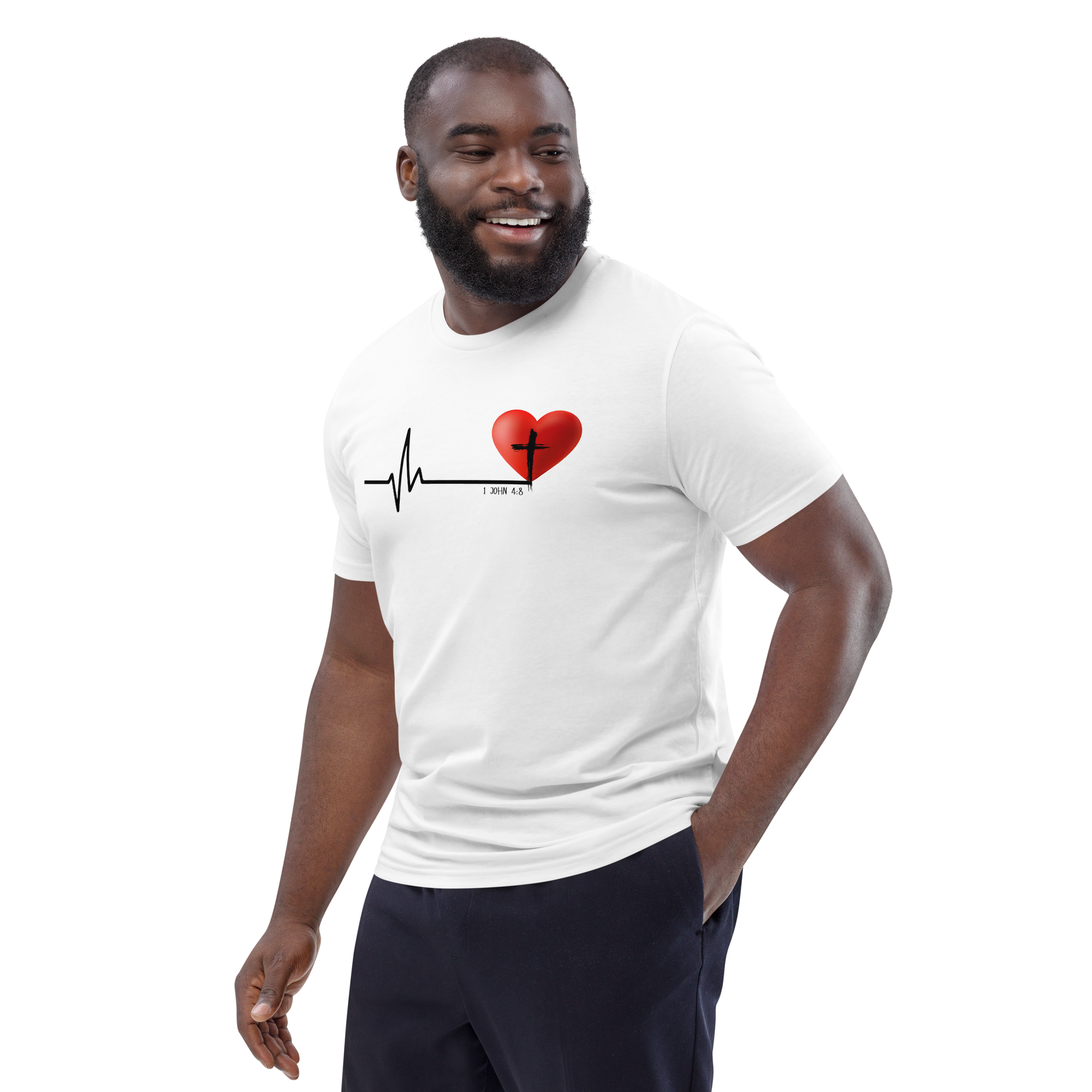 Heartbeat - Classic Tee - White