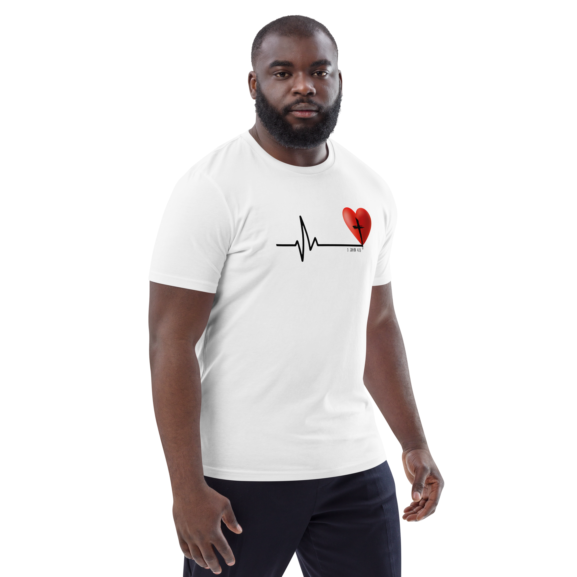 Heartbeat - Classic Tee - White