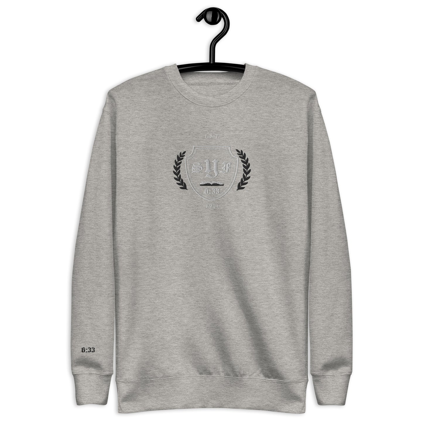 O.E. Varsity Premium Sweatshirt (Grey & Black)